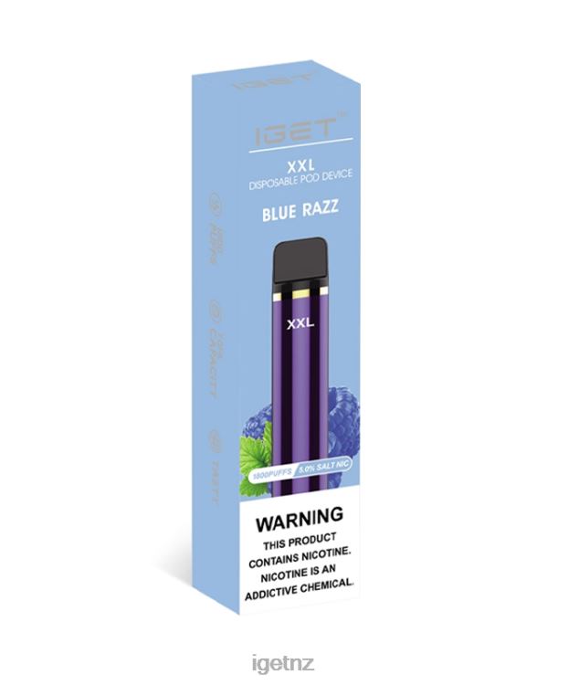 D628245 IGET XXL - IGET Vapes on Sale Blue Razz