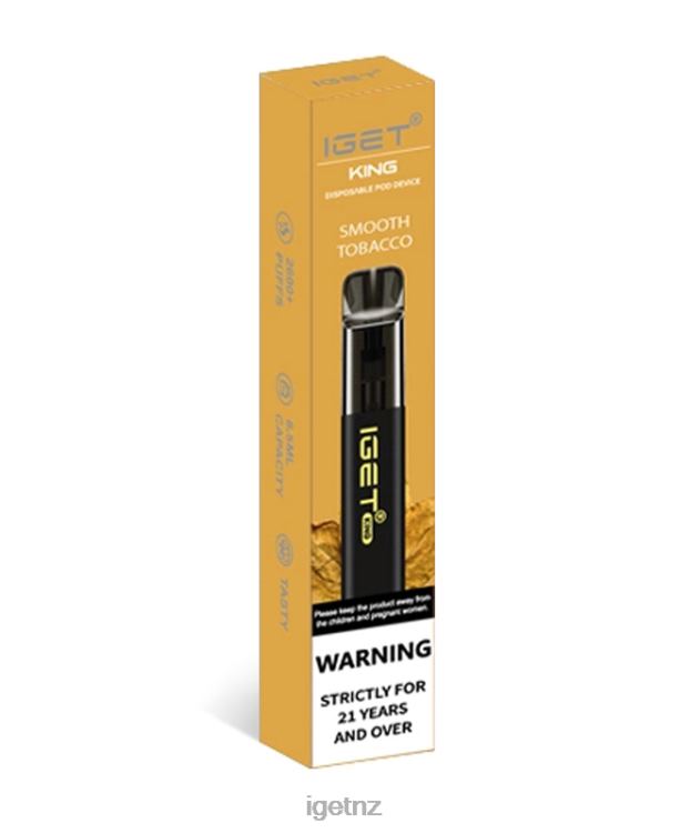 D6282115 IGET King - IGET Vapes on Sale Smooth Tobacco