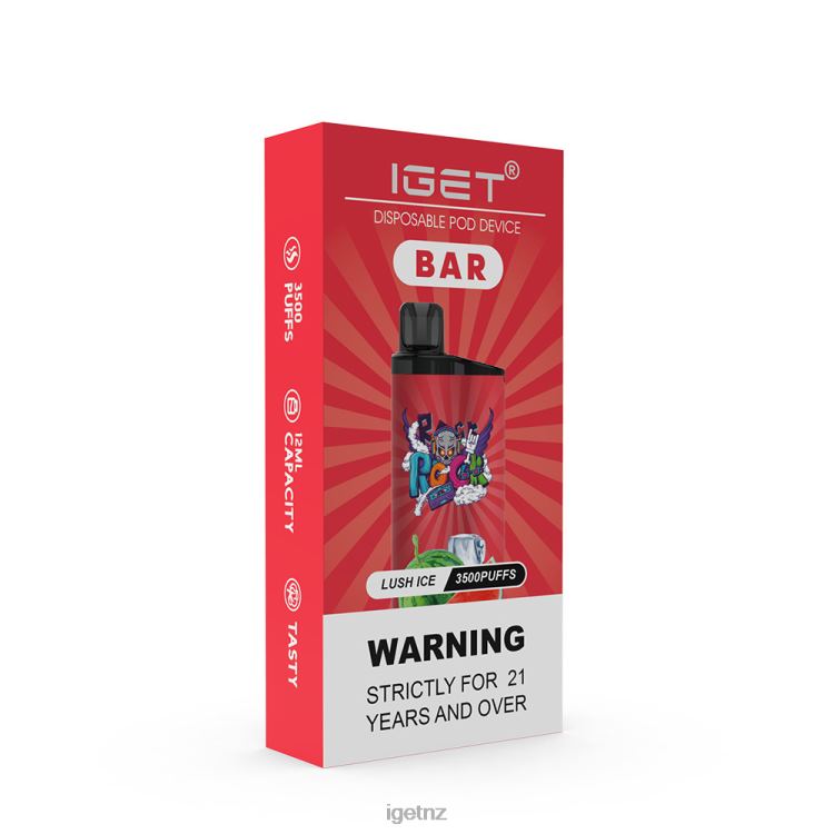 D6282162 IGET Bar - IGET NZ Flavours Lush Ice