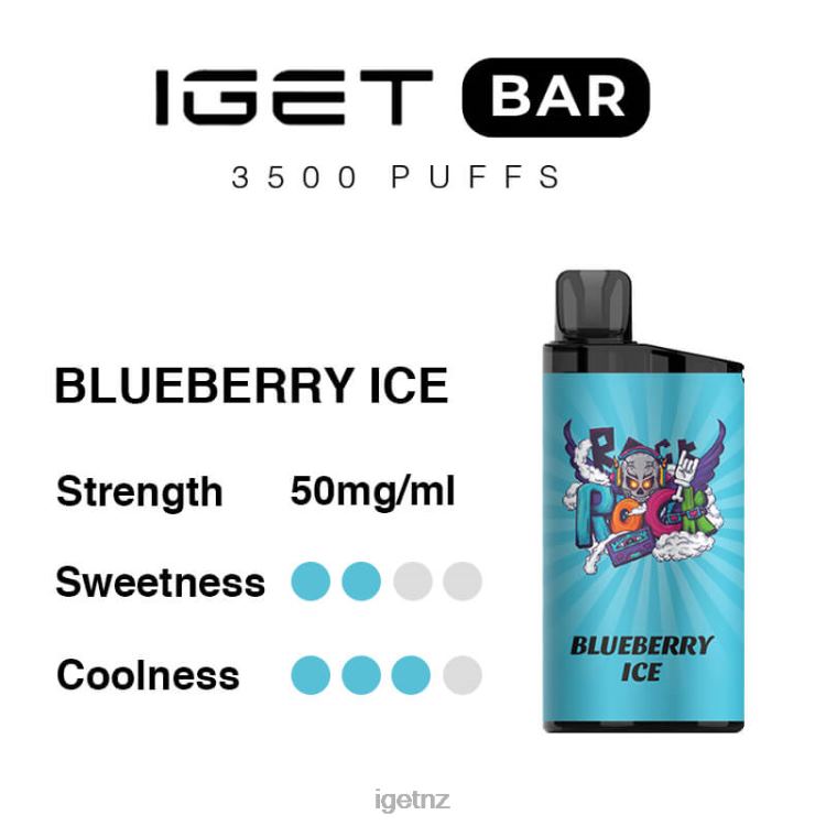 D6282288 IGET Bar 3500 Puffs - IGET Sale Blueberry Ice