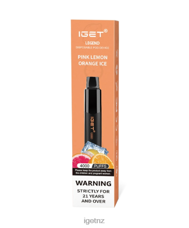 D6282192 IGET Legend - IGET NZ Flavours Pink Lemon Orange Ice