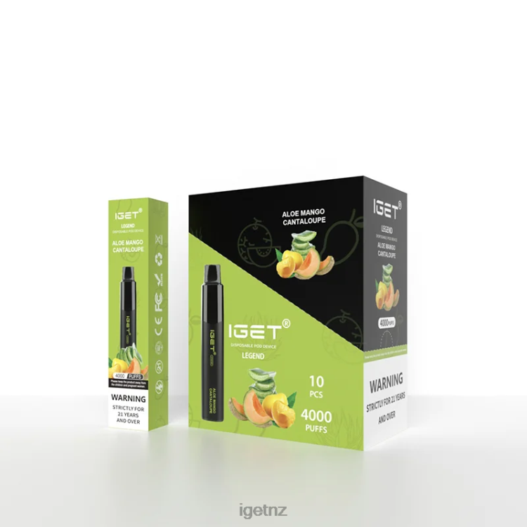 D6282346 IGET Legend 4000 Puffs - IGET Store Aloe Mango Cantaloupe