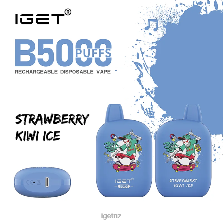 D6282314 IGET B5000 - IGET Pods NZ Strawberry Kiwi Ice
